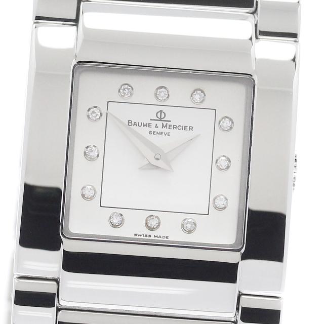 ボーム＆メルシェ Baume & Mercier MV045219 キャットウォーク 12Pダイヤ クォーツ レディース 良品 保証書付き_958059