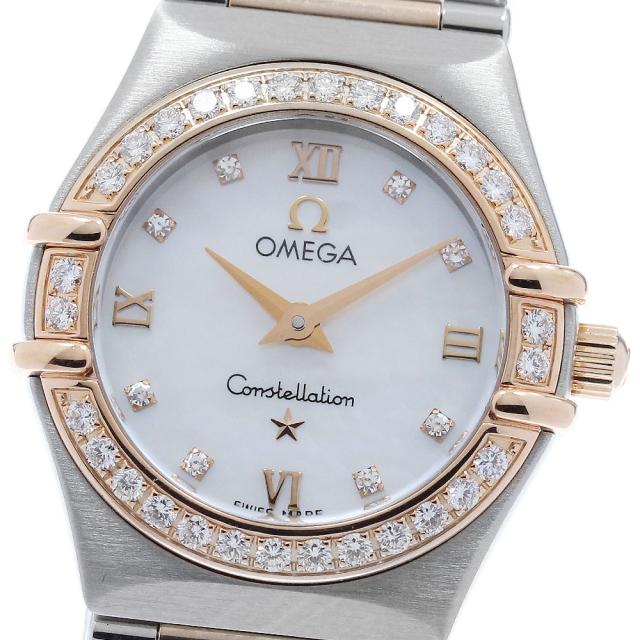 オメガ OMEGA 1360.76 コンステレーション ダイヤベゼル 8Pダイヤ クォーツ レディース 良品 _974222 152,900円