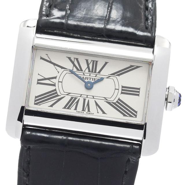 カルティエ CARTIER W6300255 ミニタンクディバン クォーツ レディース _972718