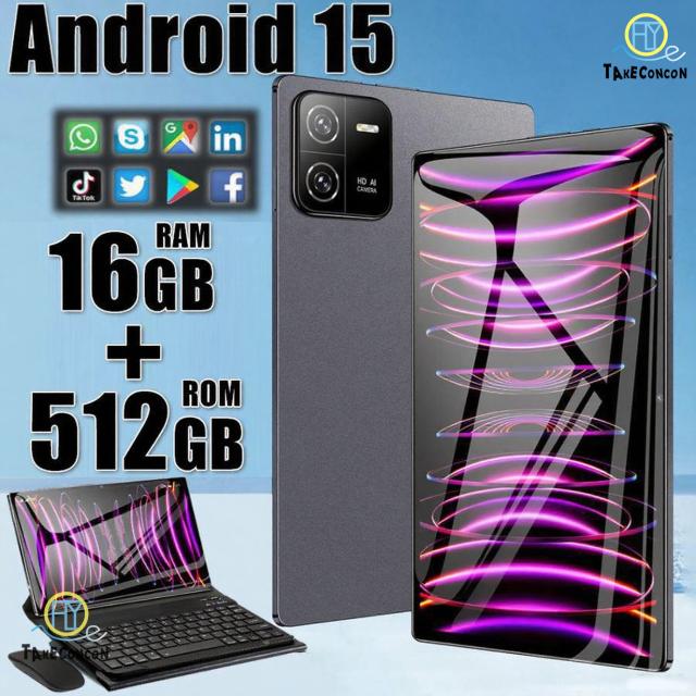 Android15 タブレット PC 本体 10インチ 2025最新作 5G 12GB+256GB