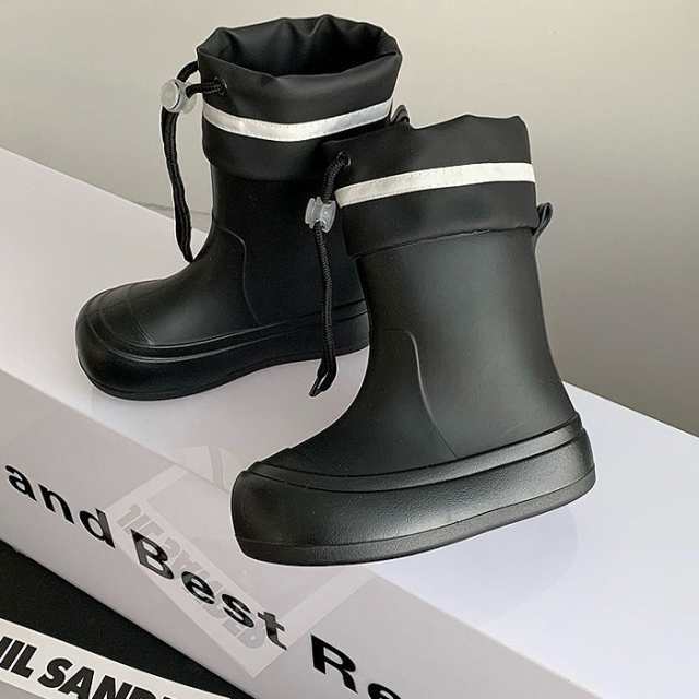 送料無料 新品 キッズ レインシューズ レインブーツ レディース 長靴 雨具 子供 男の子 女の子 男女兼用 おしゃれ かわいい シンプル 完全防水 梅雨対策 台風対策 アウトドア 防滑 防水靴 軽量 滑りにくい_12