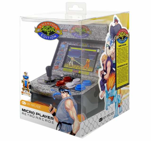 ストリートファイターII マイクロ レトロ アーケード My Arcade DGUNL-3283 Street Fighter II Champion Ed. Micro Player Retro Arcade 