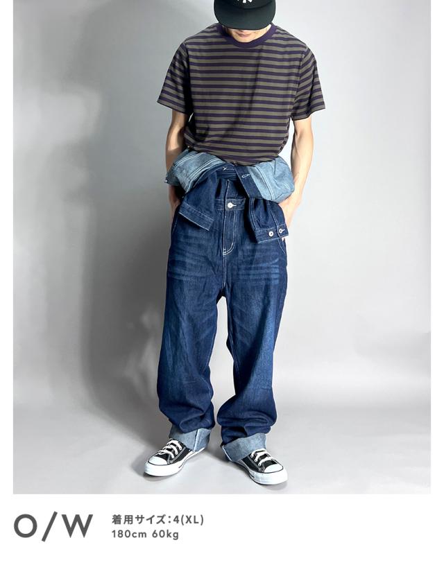 ツナギ デニム メンズ おしゃれ 作業服 作業着 ワークウェア