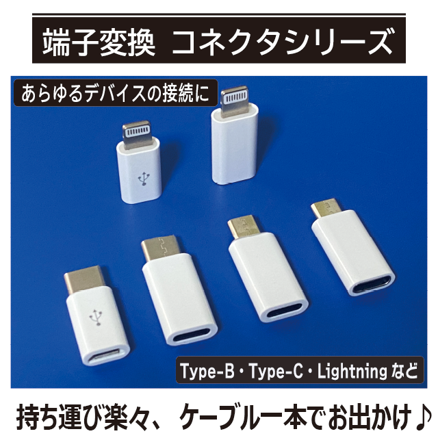 3つ購入で＋1つプレゼント！】 Type-B to iPhone 変換 アダプタ