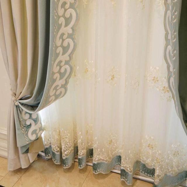 フリルカーテン 新生活 デザイン ユニーク ゴージャス カーテン CL001