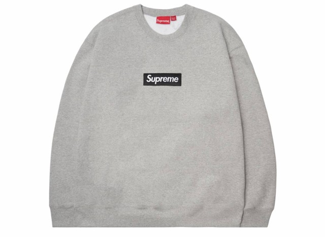 Supreme Box Logo Crewneck Heather Grey シュプリーム ボックス ロゴ クルーネック ヘザー グレー