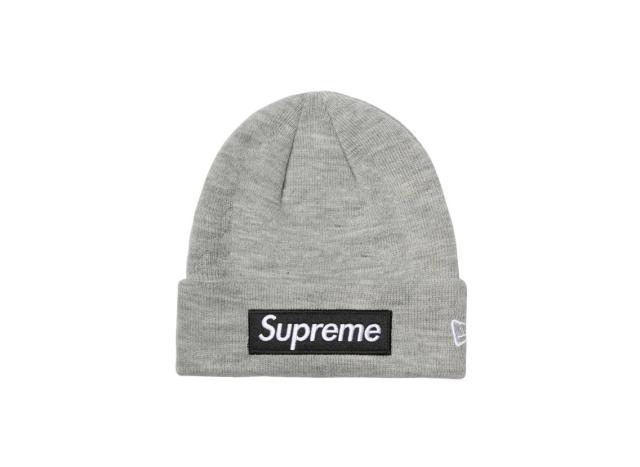 Supreme Box Logo Beanie Heather Grey グレー