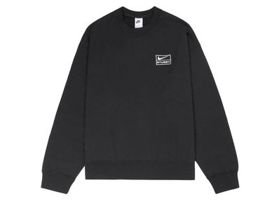 Stussy x Nike Wash Crew Black ステューシー x ナイキ ウォッシュ クルー ブラック