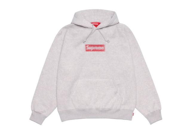 Supreme Inside Out Box Logo Hooded Sweatshirt Heather Grey シュプリーム インサイド アウト ボックス ロゴ フーディー スウェットシャツ ヘザー グレー