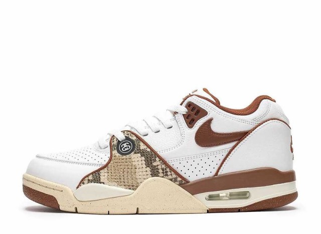 Stussy × Nike Air Flight 89 Low SP White and Pecan ステューシー × ナイキ エアフライト89 ロー SP ホワイト アンド ピーカン