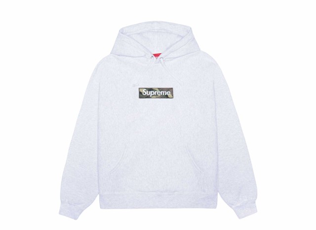 Supreme Box Logo Hooded Sweatshirt Ash Grey シュプリーム ボックス ロゴ フーディー スウェットシャツ アッシュ グレー