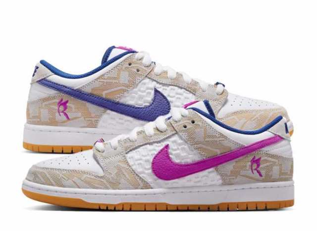 Rayssa Leal × Nike SB Dunk Low PRM Pure Platinum and Vivid Purple ライッサ・レアウ × ナイキ SB ダンク ロー PRM ピュアプラチナ