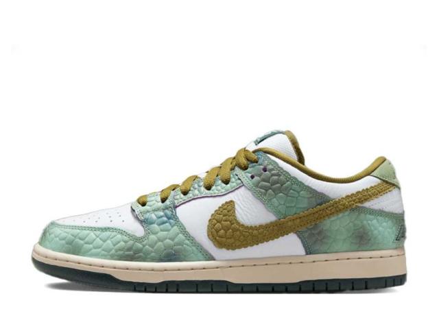 Alexis Sablone × Nike SB Dunk Low Pro White and Pacific Moss アレクシスサブローン × ナイキ SB ダンク ロー プロ ホワイト アンド パシフィックモス