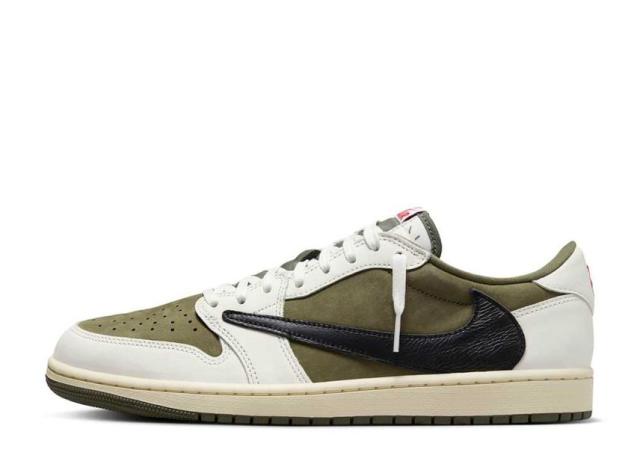 Travis Scott × Nike Air Jordan 1 Low OG SP Reverse Olive トラヴィススコット × ナイキ エアジョーダン1 ロー OG SP リバースオリーブ