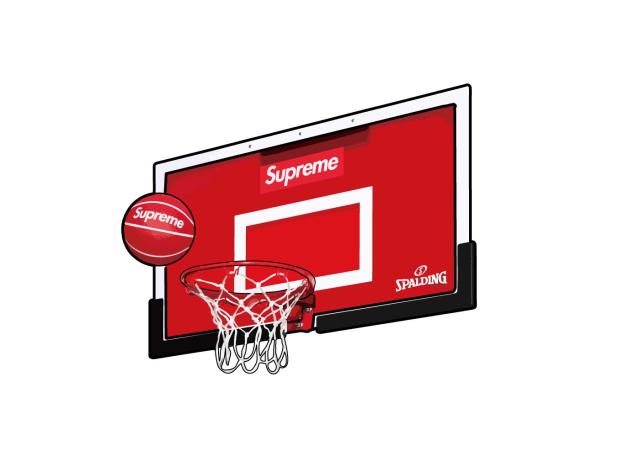 Supreme x Spalding Mini Basketball Hoop Red シュプリーム スポルディング ミニ バスケットボール フープ レッド