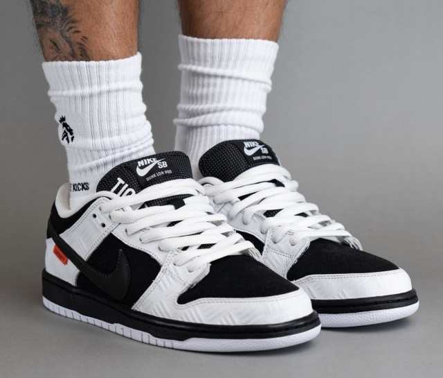 TIGHTBOOTH × Nike SB Dunk Low Pro QS Black and White タイトブース