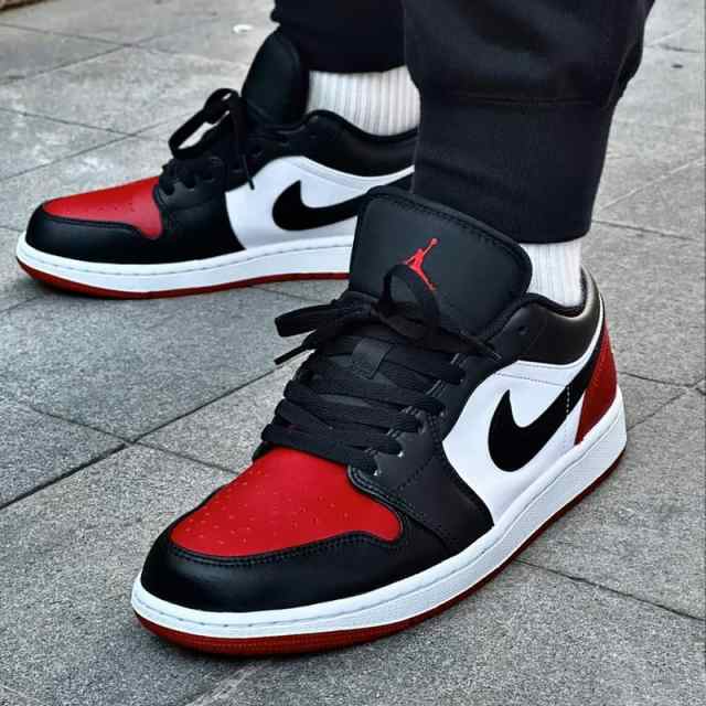 ナイキ エアジョーダン1 ロー ブレッドトゥ Nike Air Jordan 1 Low ...