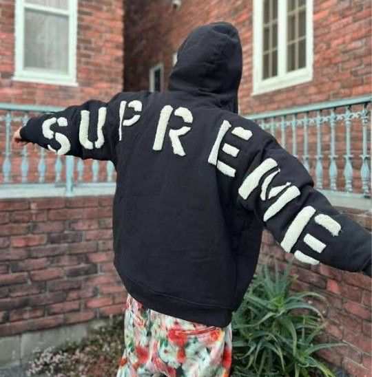 Supreme Faux Fur Lined Zip Up Hooded Sweatshirt Black シュプリーム ...