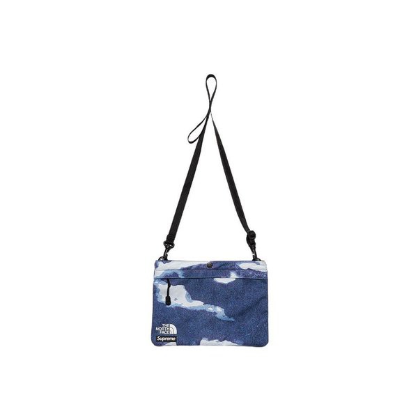 Supreme The North Face Bleached Denim Print Shoulder Bag Indigo シュプリーム ザ ノース フェイス