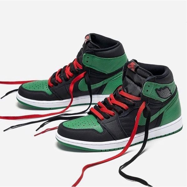 ナイキ エアジョーダン1 レトロ ハイ OG \"ブラック/パイングリーン\" 楽天市場】NIKE ナイキ AIR JORDAN 1 RETRO HIGH OG 'PINE GREEN