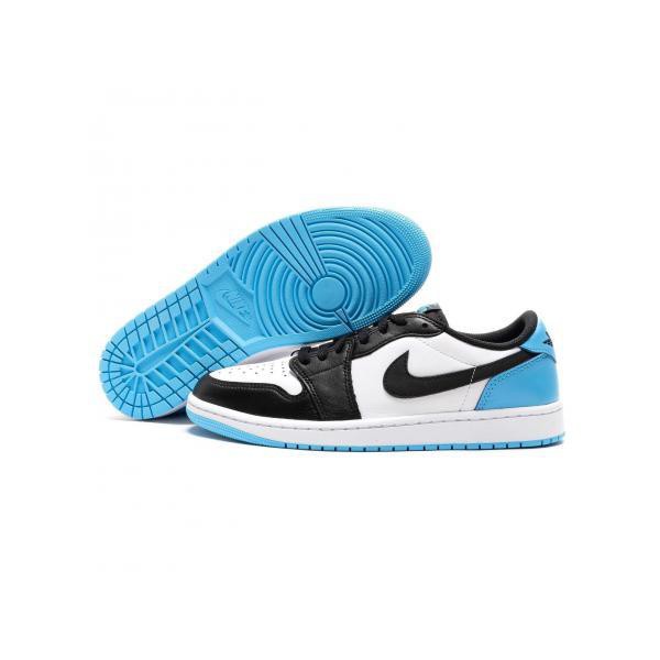 エアジョーダン1 ロー OG ブラック アンド ダークパウダーブルー Nike Air Jordan 1 Low OG Black and Dark Powder Blue UNC 正規品 全国