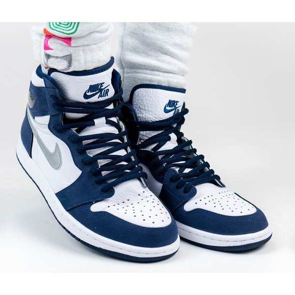 エアジョーダン 1 ハイ OG CO.JP ホワイト ミッドナイトネイビー NIKE AIR JORDAN 1 HIGH OG CO.JP WHITE MIDNIGHT NAVY 正規品 全国送料