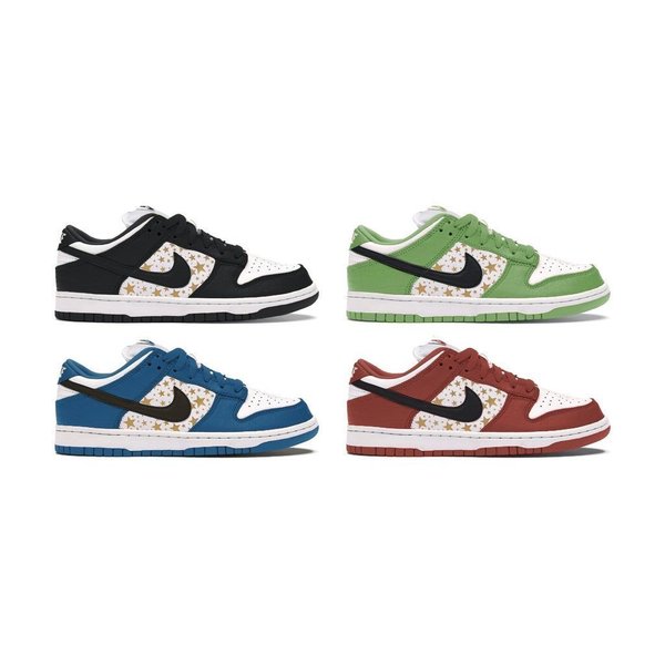 シュプリーム×ナイキSB ダンク ロー OG QS ゴールドスターズ ブルー SUPREME×NIKE SB DUNK LOW OG QS GOLD STARS BLUE 正規品 全国送料無料_1