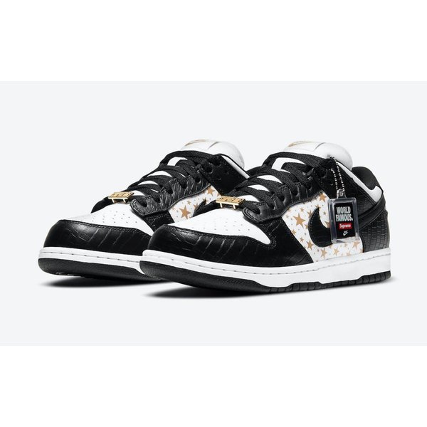 シュプリーム×ナイキSB ダンク ロー OG QS ゴールドスターズ ブラック SUPREME×NIKE SB DUNK LOW OG QS GOLD STARS BLACK 正規品 全国送料無料_2