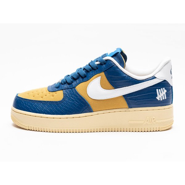 アンディフィーテッド×ナイキ エアフォース1 ブルー イエロー UNDEFEATED×NIKE AIR FORCE 1 LOW BLUE YELLOW 正規品 全国送料無料_1