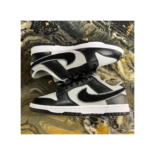 ダンク ロー シェニール スウッシュ ブラック グレー Nike Dunk Low Chenille Swoosh Black Grey 正規品 全国送料無料