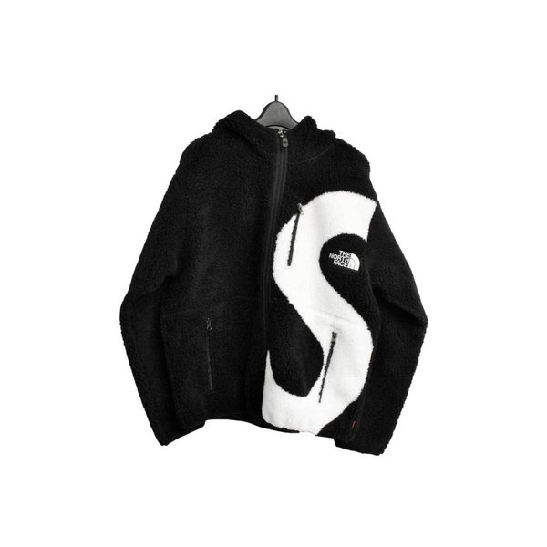 Supreme The North Face S Logo Fleece Jacket Black Supreme TNF S Logo Hooded Fleece Jacket黒
