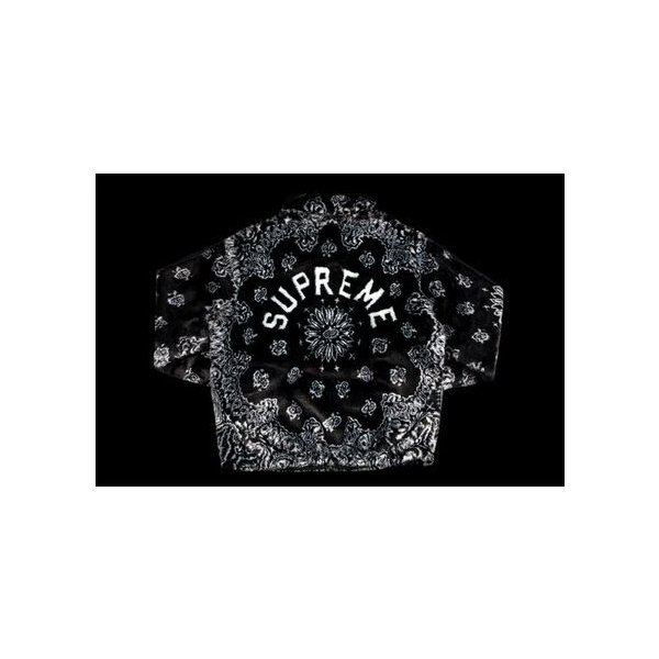 シュプリーム Supreme Bandana Faux Fur Bomber Jacket Black 正規品 全国送料無料_1
