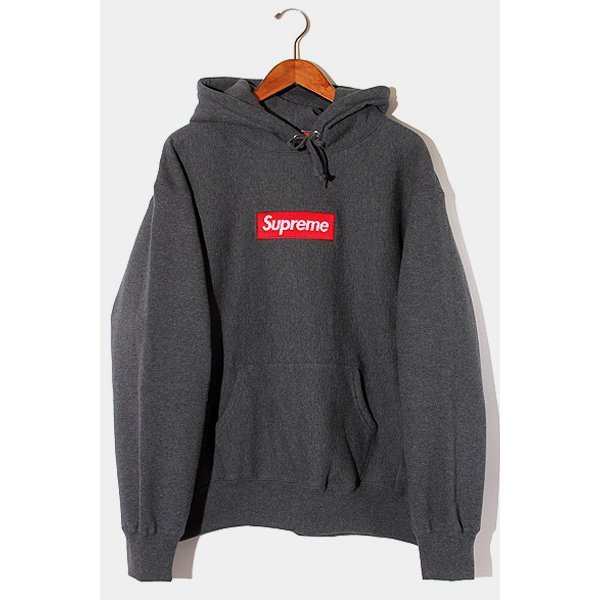 Supreme Box Logo Hooded Sweatshirt Charcoal シュプリーム ボックス ロゴ フーディー スウェットシャツ チャコール 正規品 全国送料無