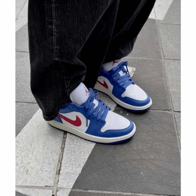 ウィメンズ エアジョーダン1 ロー スポーツブルー Nike WMNS Air Jordan 1 Low Sport Blue 正規品 全国送料無料