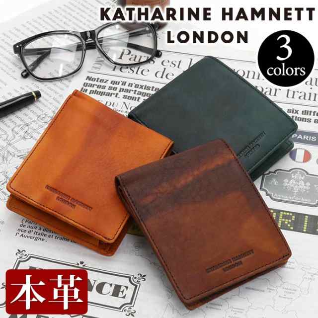 ブランド雑貨総合 財布 二つ折り キャサリンハムネット KATHARINE HAMNETT