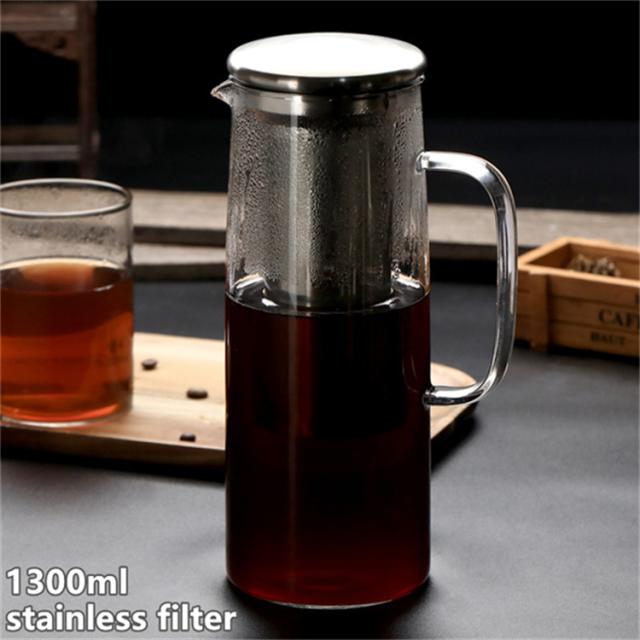 水だしコーヒーポット冷水筒 冷水ポット アイスコーヒーポット 水出しコーヒー 水出しアイスコーヒー ポット 麦茶ポット ピッチャー 1300の通販はau Pay マーケット L広場 Au Pay マーケット店