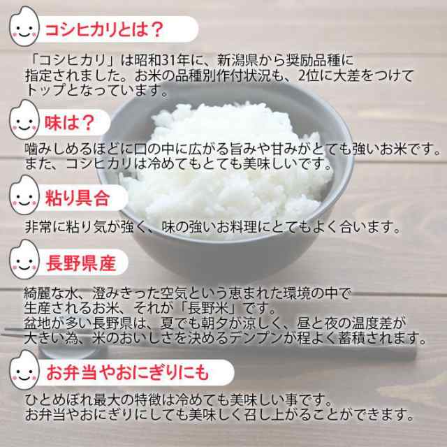 長野県【令和3年産】長野県コシヒカリ20キロ白米