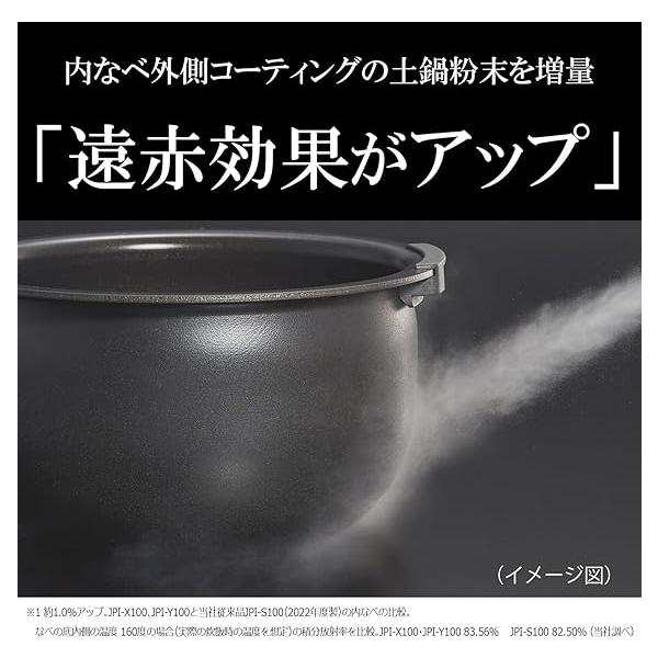 タイガー魔法瓶(TIGER) 炊飯器 5.5合 圧力IH式 土鍋蓄熱コート釜 ピュアホワイト JPI-Y100WY｜au PAY マーケット