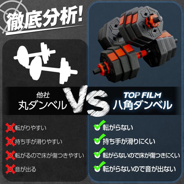 ダンベル 可変式 可変式ダンベル 20kg 2個セット 40kg ダンベルセット