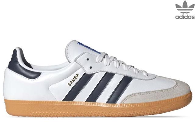 adidas Originals SAMBA OG IF3814 FTWR WHITE/NIGHT INDIGO/GAM アディダス オリジナルス サンバ OG ホワイト ネイビー ガム メンズ レディース 定番 スニーカー