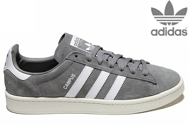 adidas Originals CAMPUS BZ0085 Grey Three/Running White/Chalk White アディダス オリジナルス キャンパス グレー ホワイト メンズ レディース 定番 復刻 スニーカー