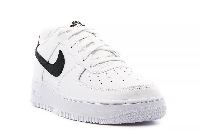 NIKE AIR FORCE 1 GS CT3839-100 WHITE/BLACK ナイキ エアフォース ワン ロー ホワイト ブラック 定番 レディース ガールズ キッズ スニーカー_1