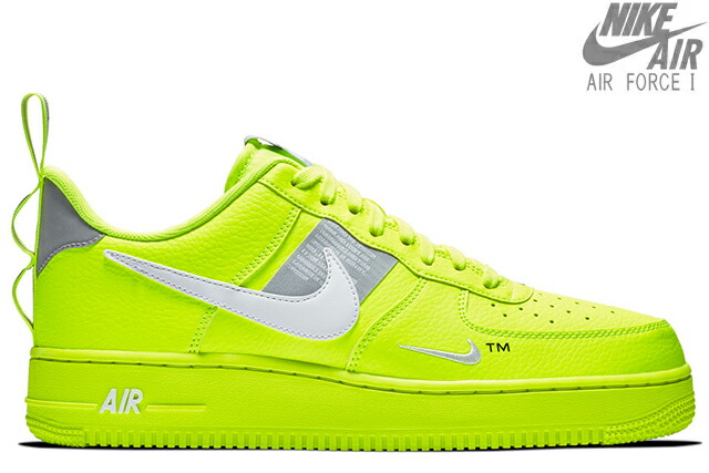 NIKE AIR FORCE 1 LV8 UTILITY GS AR1708-700 VOLT/BLACK-WOLF GRAY