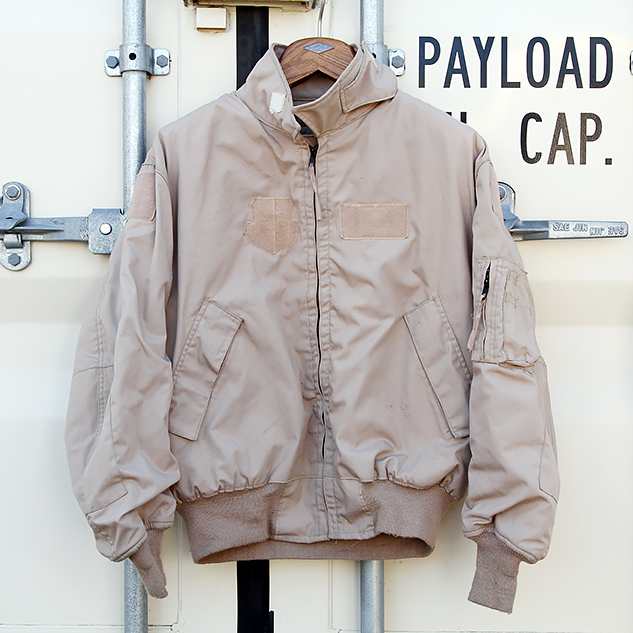 DEAD STOCK US GI CVC TANKER JACKET COLD WEATHER HIGH TEMP RESISTANT DESERT TAN X-LARGE-R デッドストック 米軍 タンカース ジャケッ