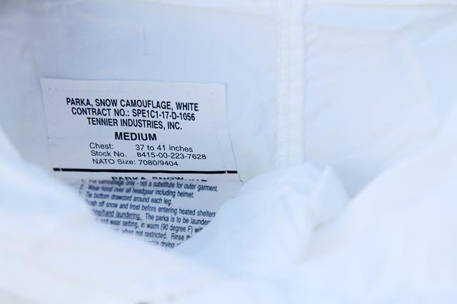 18s DEADSTOCK U.S.ARMY  CAMO FISH TAIL PARKA MEDIUM / LARGE 18年納品 デッドストック スノーカモ フィッシュ テール パーカー ホワイト ミリタリー モッズコート アメリカ軍 米軍 実物 新品 放出品 メンズ