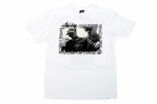 STUSSY x Gang Starr 「Take It Personal」TEE WHITE ステューシー ギャングスター コラボ T-SHIRT  Tシャツ ホワイト S/S 半袖 激安価格 - store.lsg-gh.com