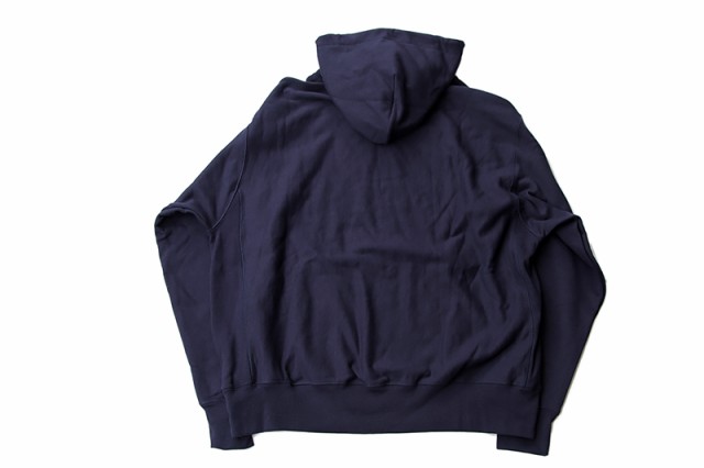 Champion 「USNA ISSUE OFFICIAL PRINT」 R/W HOODED SWEAT NAVY チャンピオン Reverse Weave リバースウィーブ パーカー フード スウェ