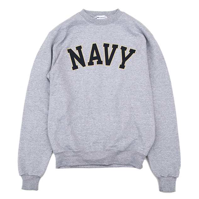 Champion 「USNA 」 ARCHED NAVY CREWNECK SWEATSHIRT GRAY CS1220 チャンピオン ネイビー アーチ クルー スエット グレー US企画 海軍兵