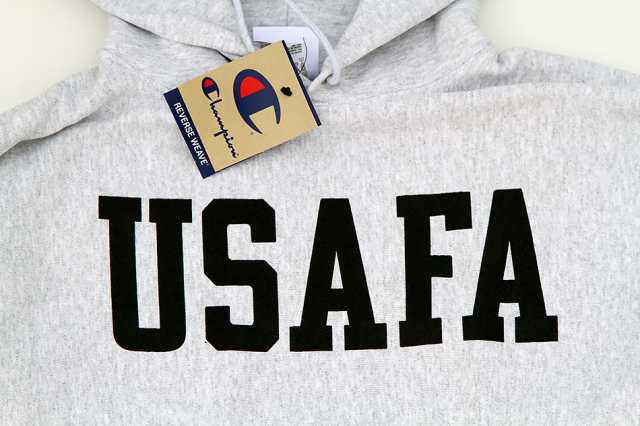 Champion 「USAFA ISSUE OFFICIAL PRINT」 R/W HOODED SWEAT CS3051940