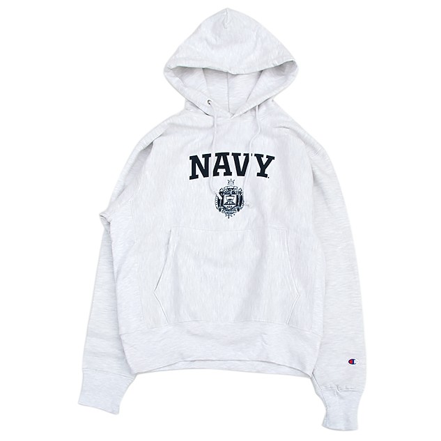 Champion 「USNA ISSUE OFFICIAL PRINT」 R/W HOODED SWEAT CS3051940 チャンピオン Reverse Weave リバースウィーブ パーカー フード ス